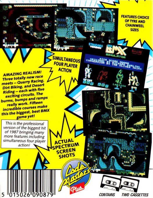 Professional Bmx Simulator — box-2D-back (EU)