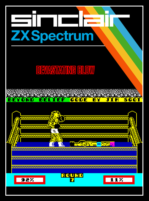 Devastating Blow - 1 Player — box-2D (SS)