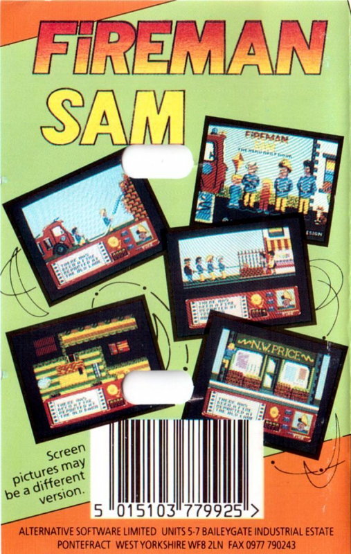 Fireman Sam — box-2D-back (EU)