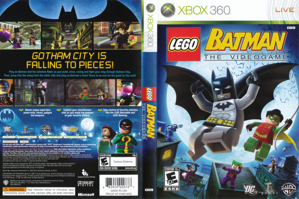 Lego Batman - Le Jeu Vidéo — box-texture (US)