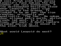 Leopold the Minstrel — ss (WOR)