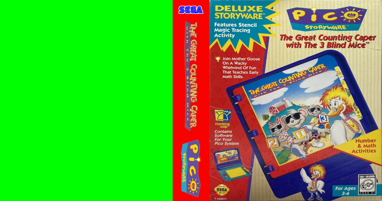 Great Counting Caper with 3 Blind Mice, The — box-texture (US)