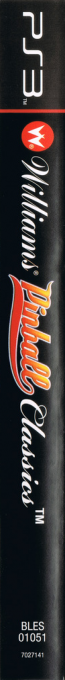 Williams Pinball Classics — box-2D-side (FR)