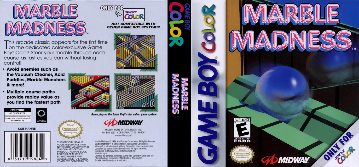 Marble Madness — box-texture (US)