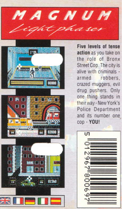 Bronx Street Cop — box-2D-back (EU)