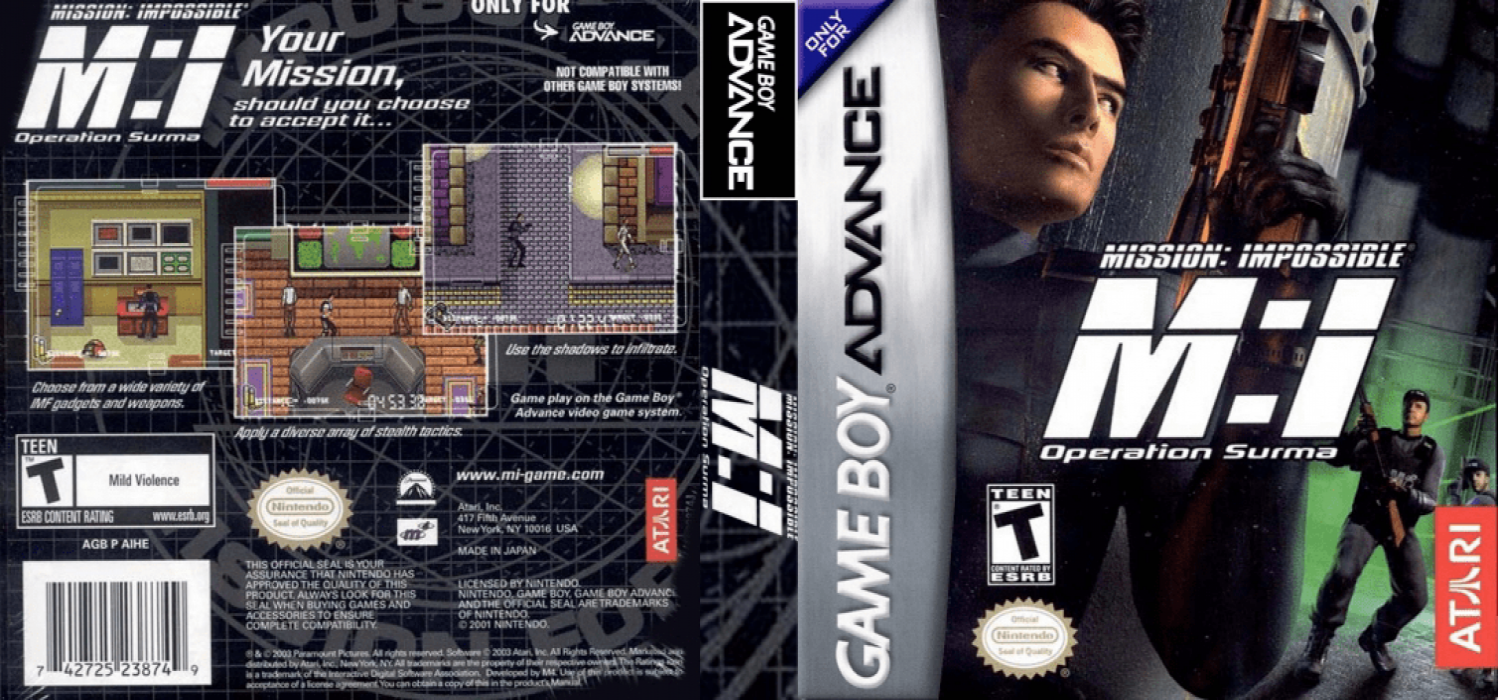 Mission - Impossible - Operation Surma — box-texture (US)