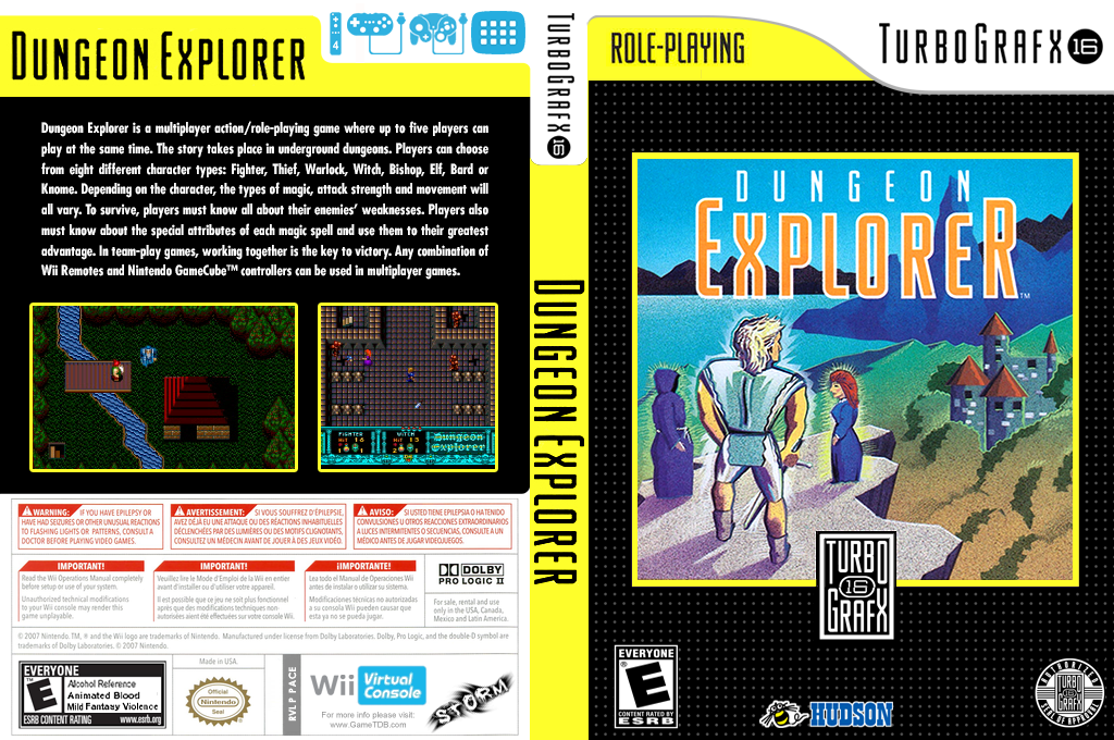Dungeon Explorer — box-texture (US)
