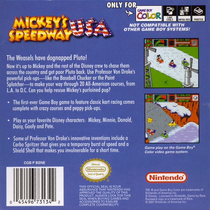 Mickey's Speedway USA — box-2D-back (US)
