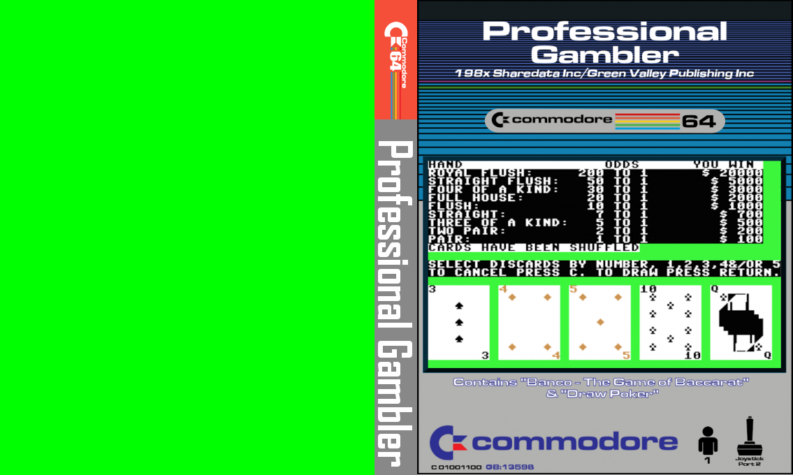 Professional Gambler — box-texture (CUS)