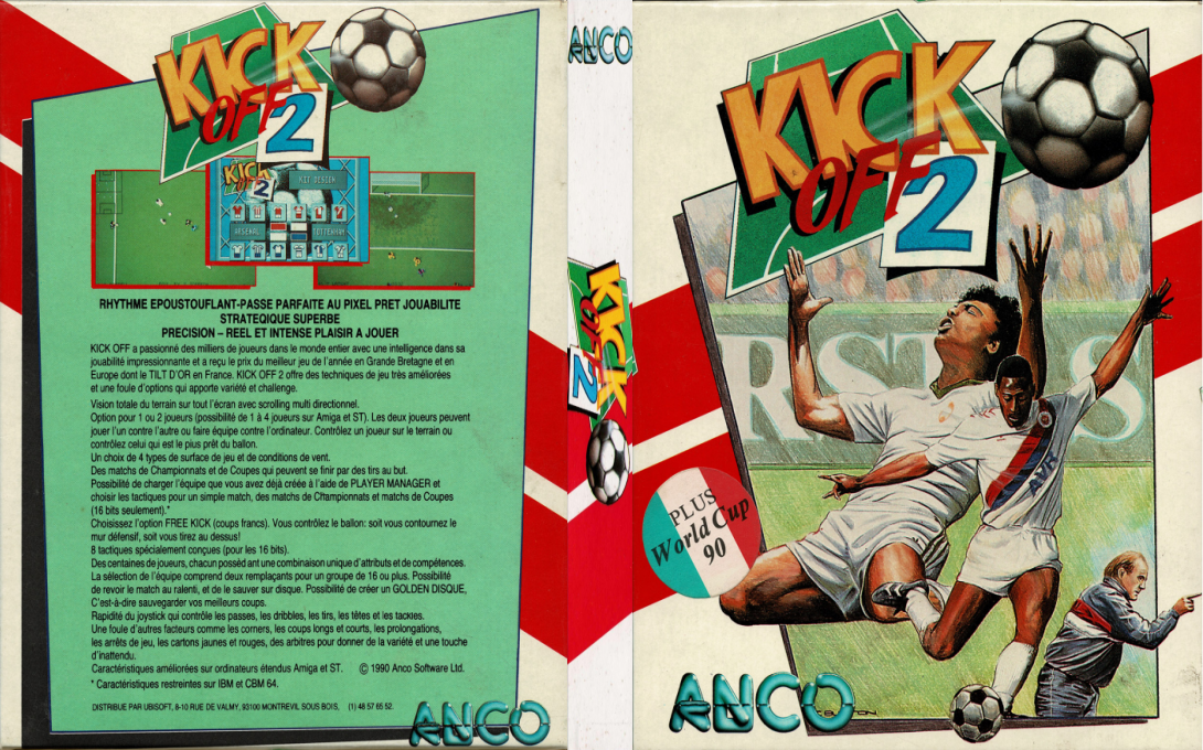 Kick Off 2 — box-texture (FR)