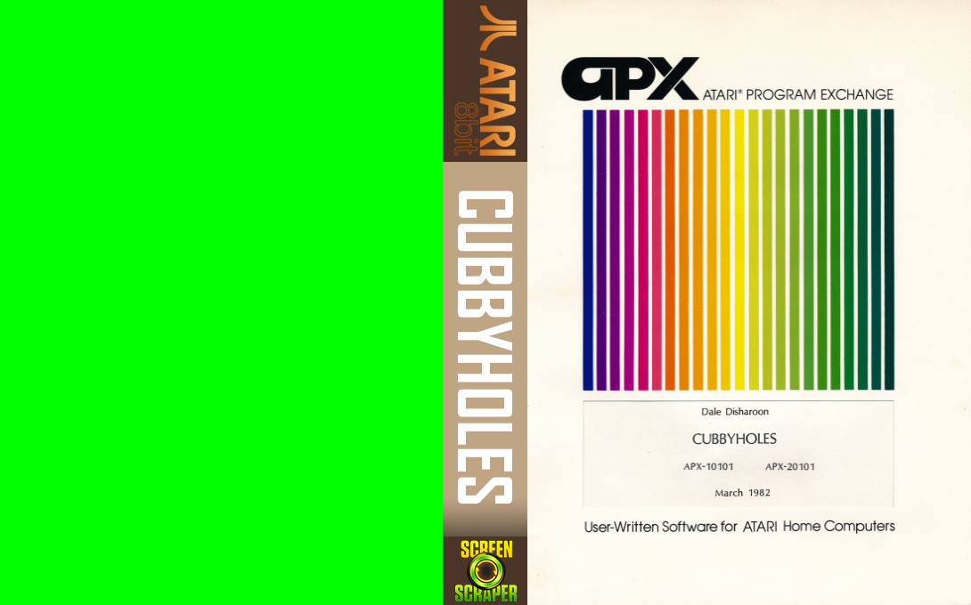 Cubbyholes — box-texture (US)