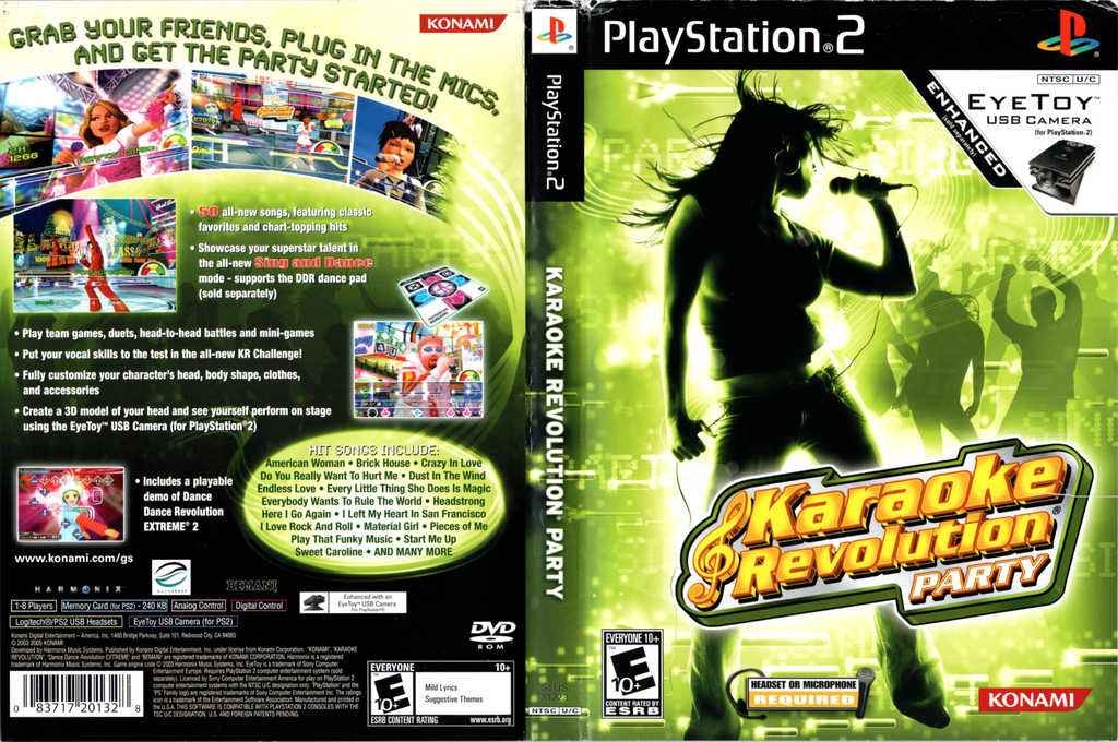 Karaoke Revolution Party — box-texture (US)