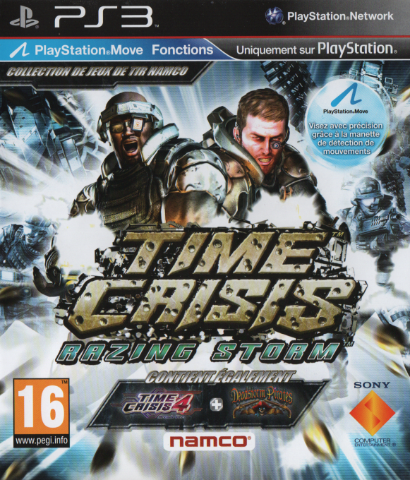 Time Crisis - Razing Storm — box-2D (FR)