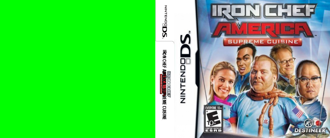 Iron Chef America - Supreme Cuisine — box-texture (US)