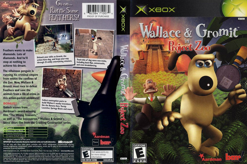Wallace And Gromit In Project Zoo — box-texture (US)