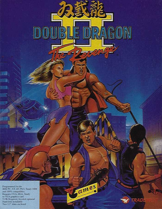 Double Dragon 2 - The Revenge — box-2D (EU)