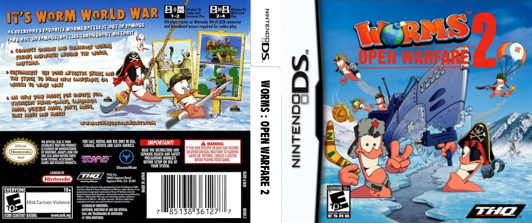 Worms - Open Warfare 2 — box-texture (US)