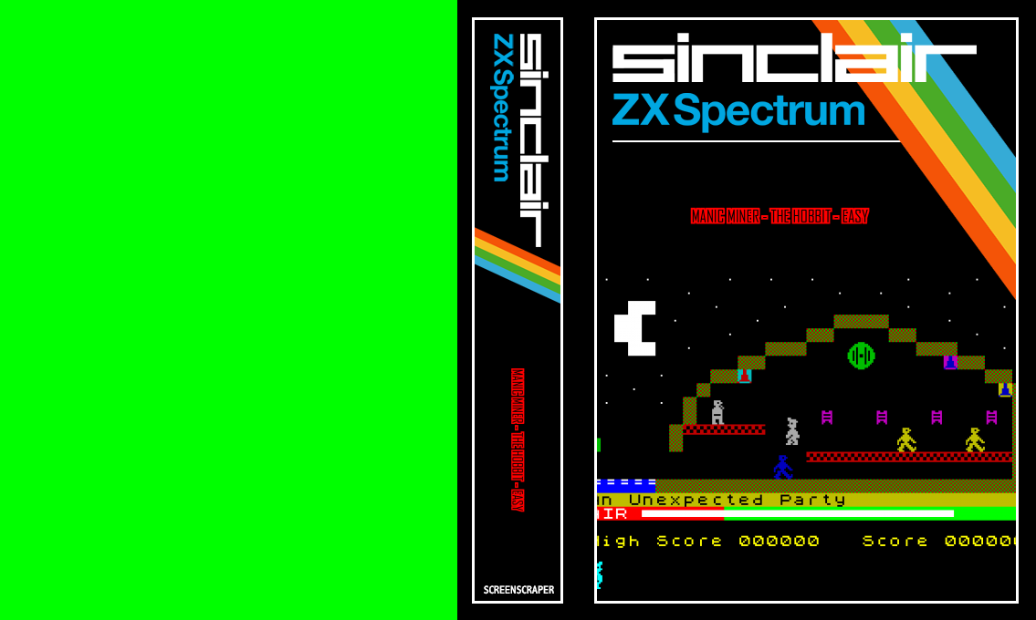 Manic Miner - The Hobbit - Easy — box-texture (SS)