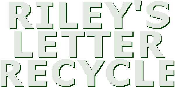Riley's Letter Recycle — wheel-hd (WOR)