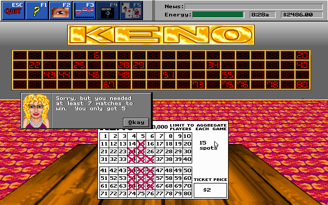 Lucky's Casino Adventure — ss (WOR)
