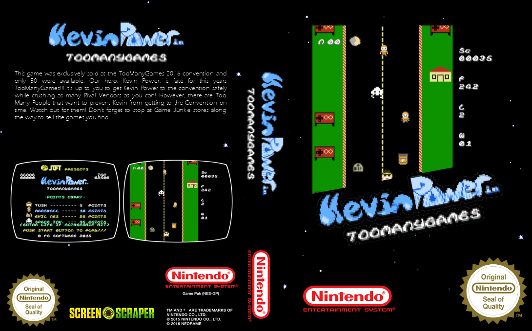 Kevin Power in Too Many Games — box-texture (SS)