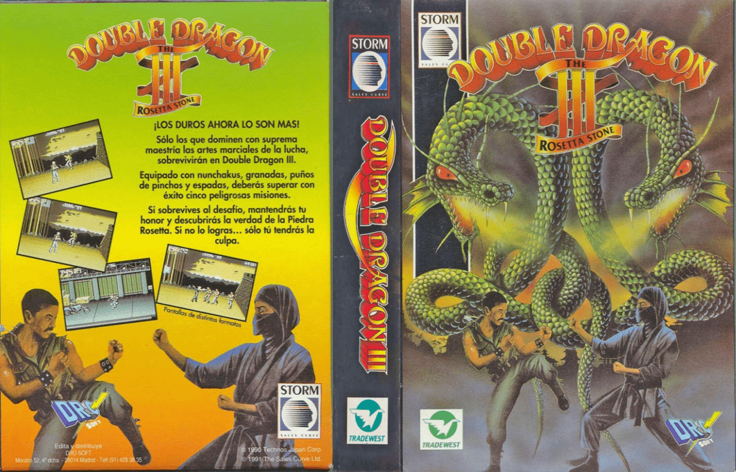 Double Dragon 3 - The Rosetta Stone — box-texture (SP)