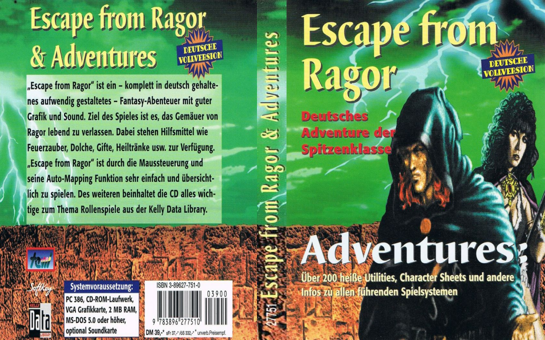 Escape from Ragor — box-texture (DE)
