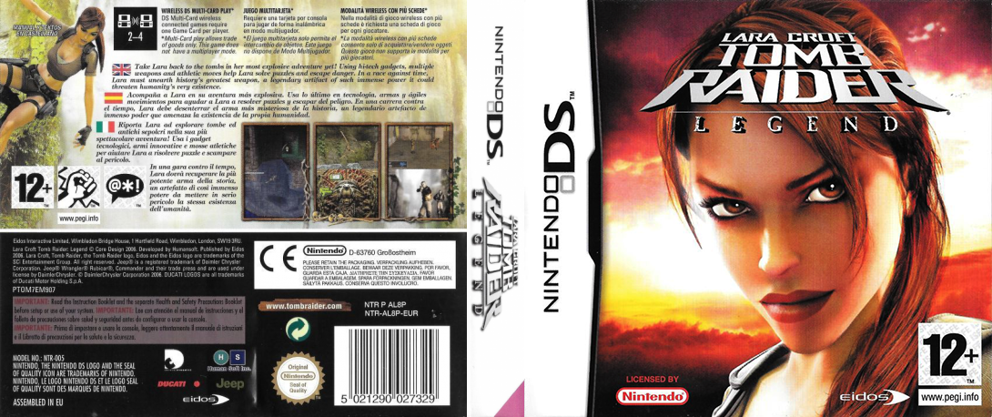 Lara Croft Tomb Raider - Legend — box-texture (EU)