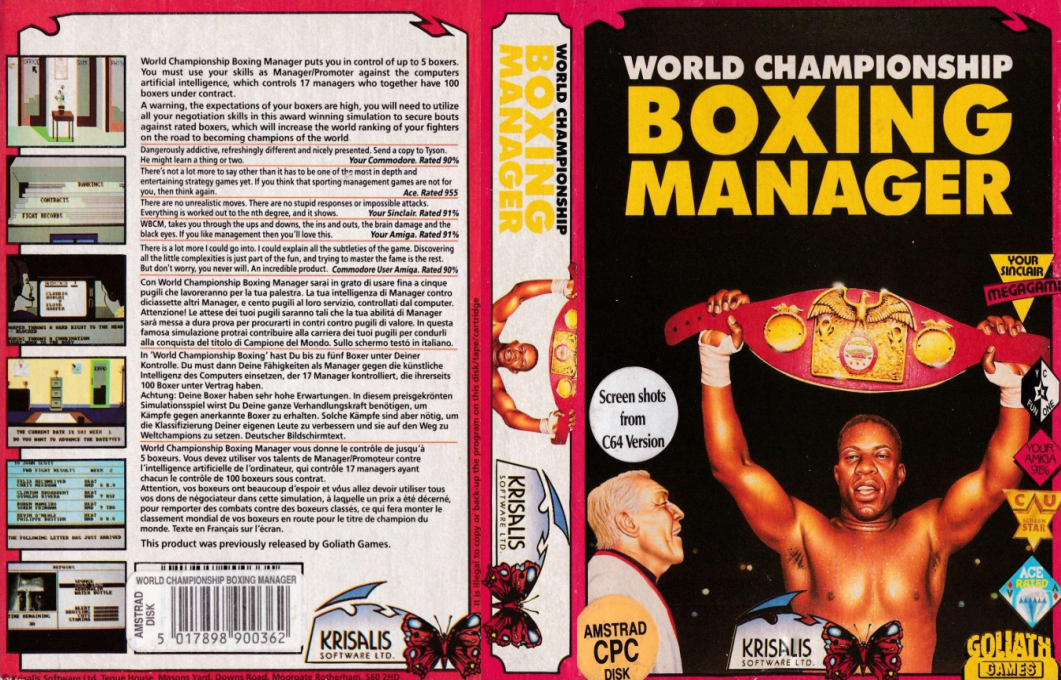 World Championship Boxing Manager — box-texture (EU)