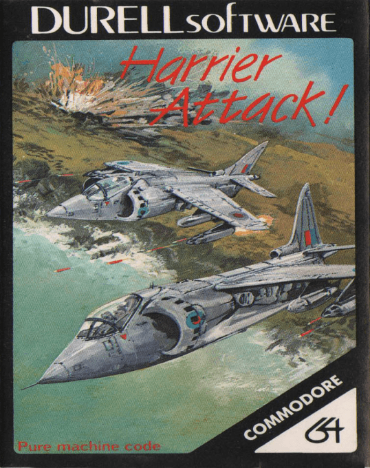 Harrier Attack box art