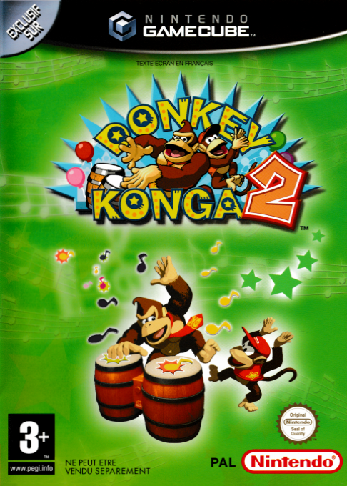 Donkey Konga 2 — box-2D (FR)