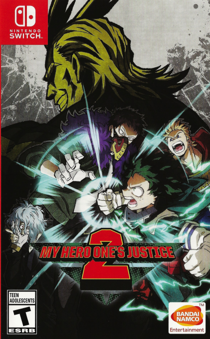My Hero One's Justice 2 box art