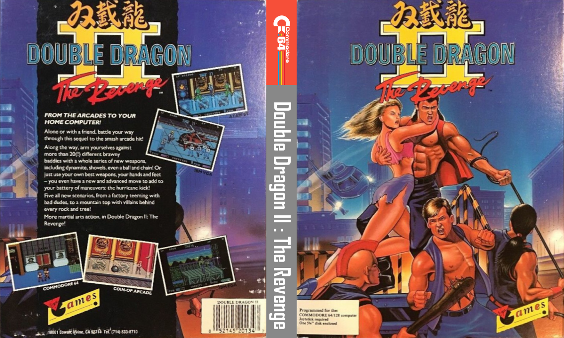 Double Dragon 2 - The Revenge — box-texture (US)