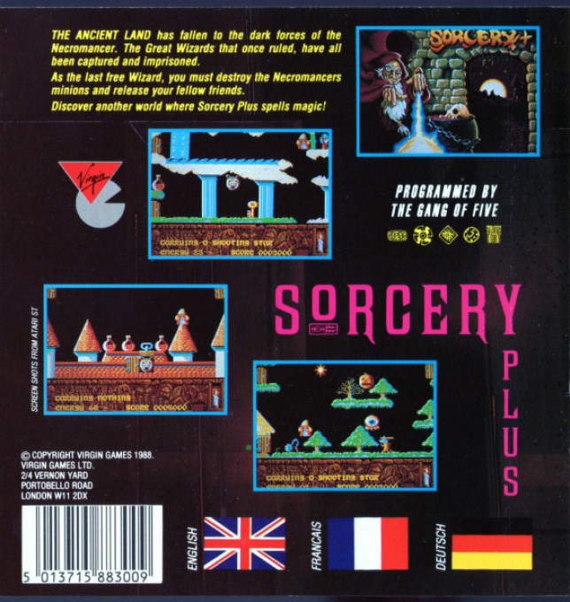 Sorcery Plus — box-2D-back (EU)