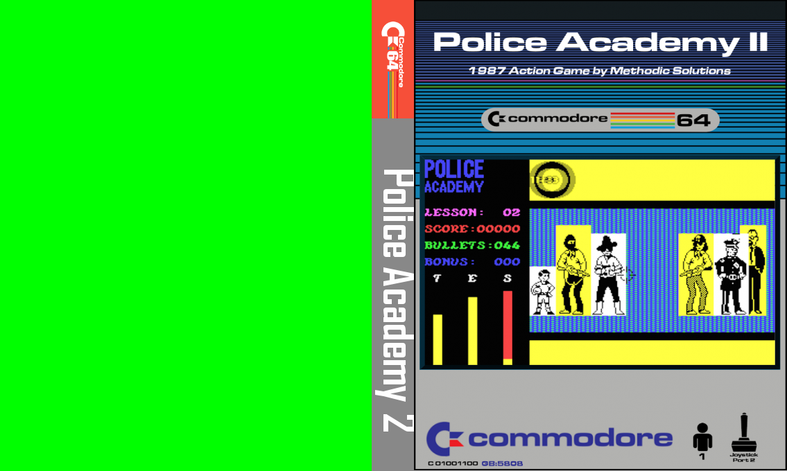 Police Academy II — box-texture (CUS)