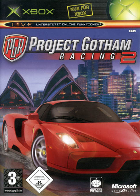 Project Gotham Racing 2 — box-2D (DE)