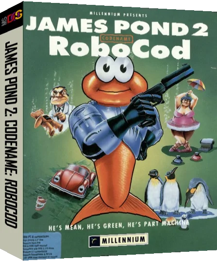 James Pond 2 - Codename Robocod — box-3D (EU)