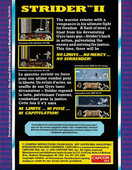 Strider II — box-2D-back (EU)