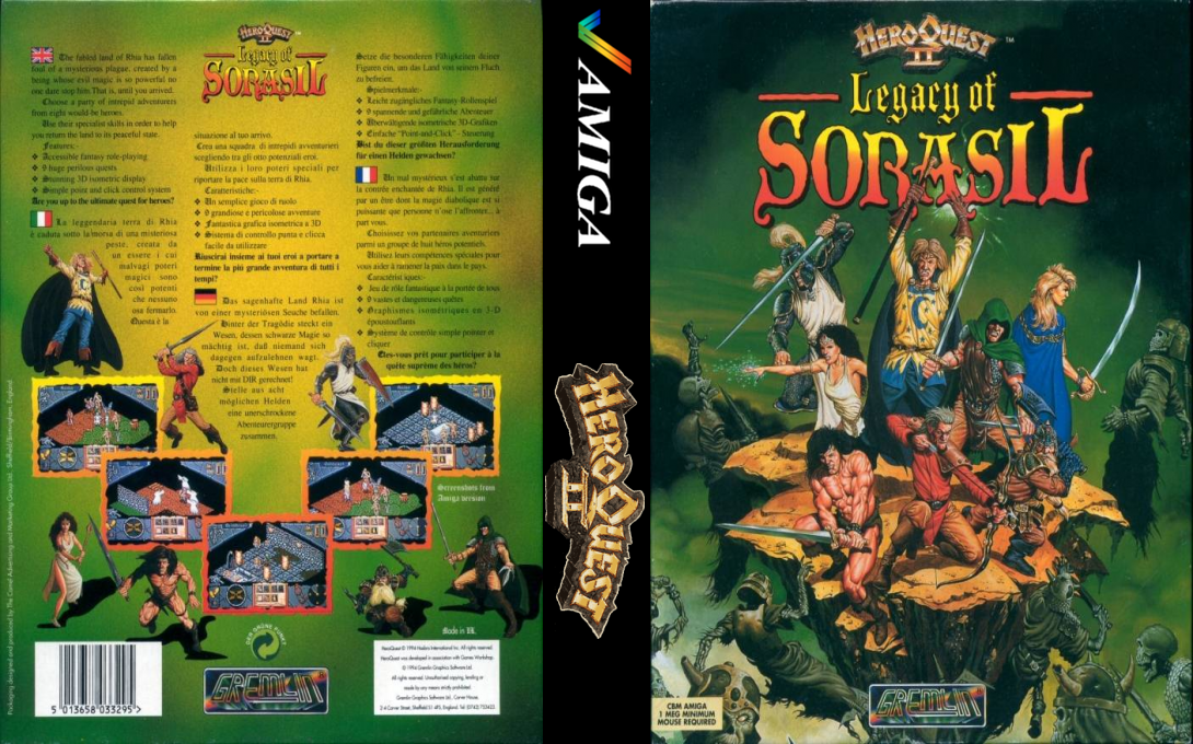 HeroQuest II - Legacy of Sorasil — box-texture (WOR)