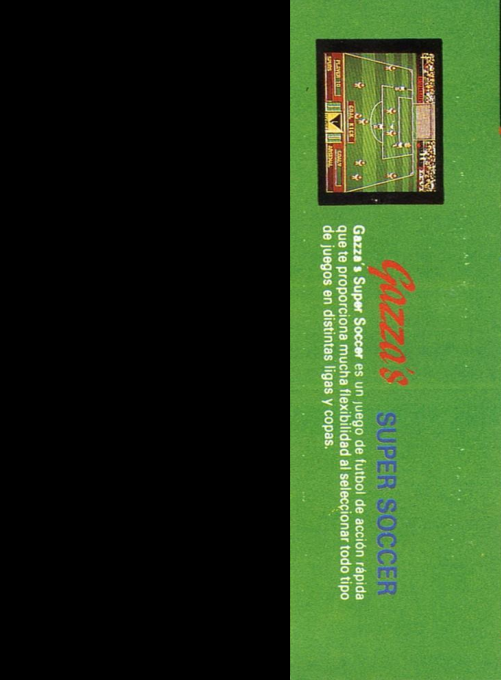 Gazza's Super Soccer — box-2D-back (EU)