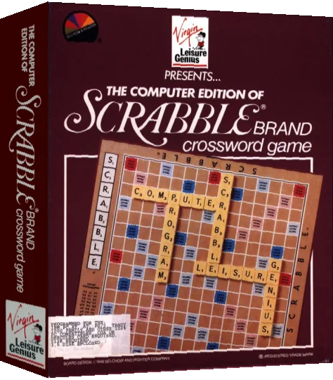 Computer Edition Of Scrabble, The — box-3D (US)