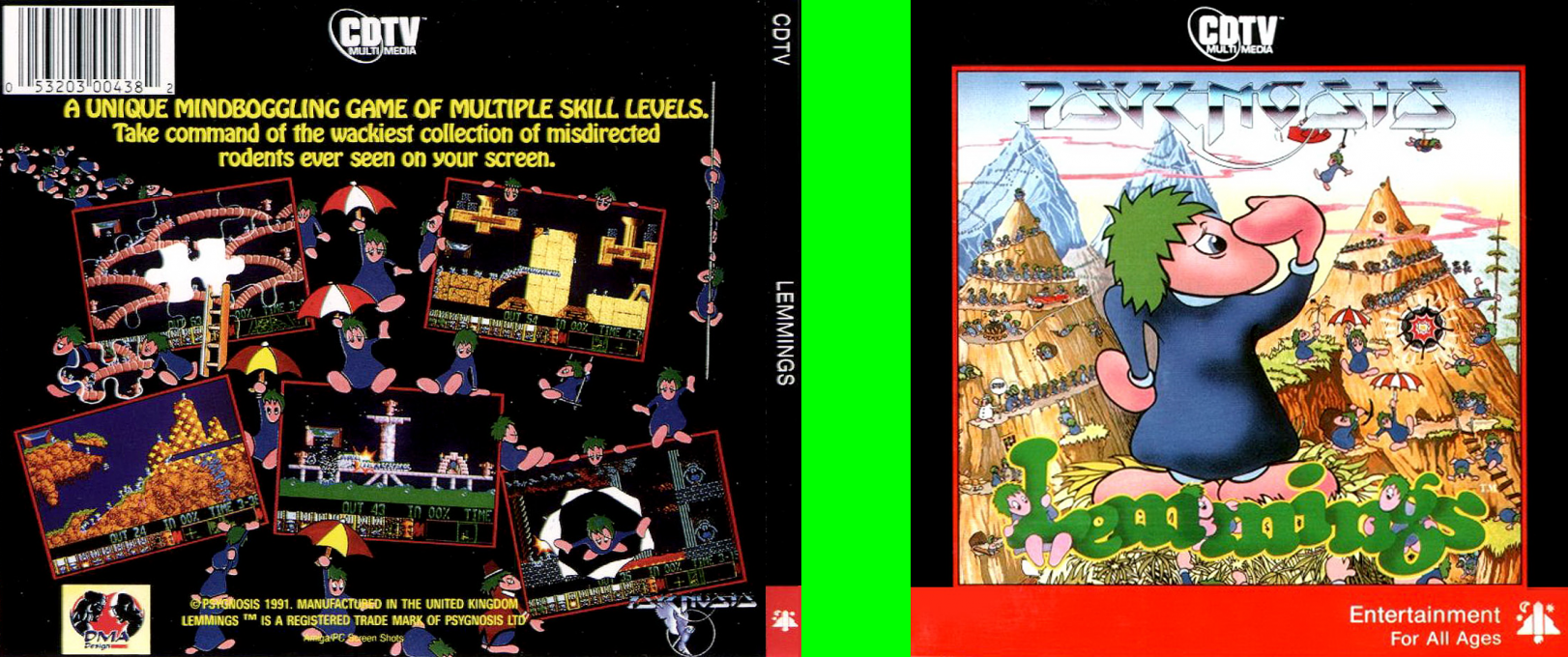 Lemmings — box-texture (EU)
