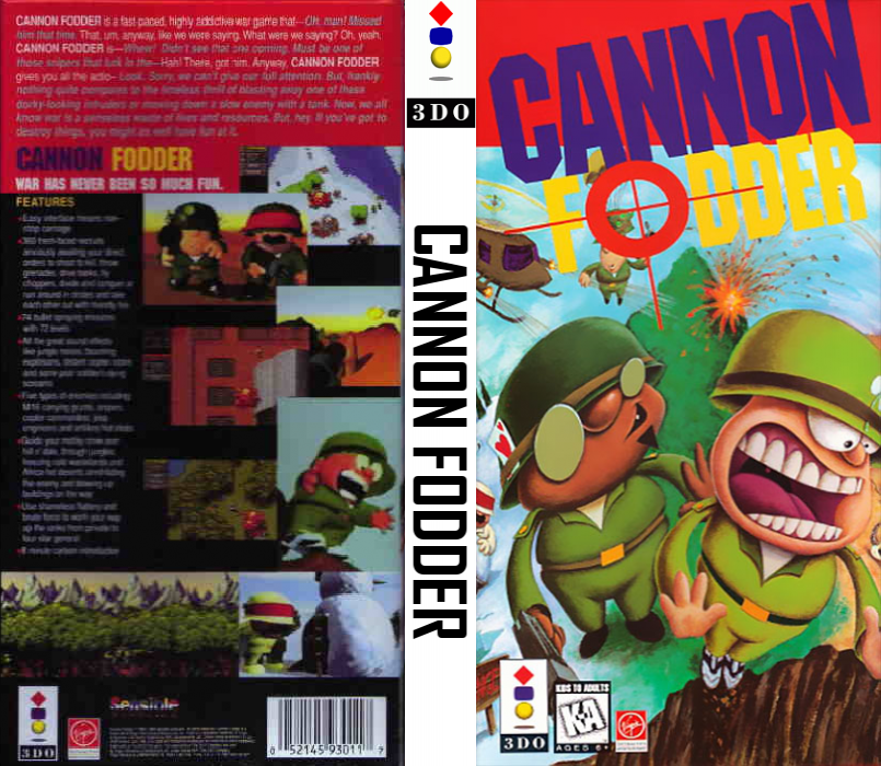 Cannon Fodder — box-texture (US)
