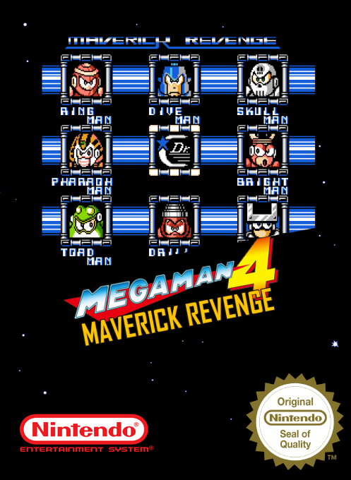MegaMan IV : Maverick Revenge box art