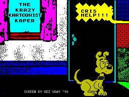 The Krazy Kartoonist Kaper — sstitle (WOR)