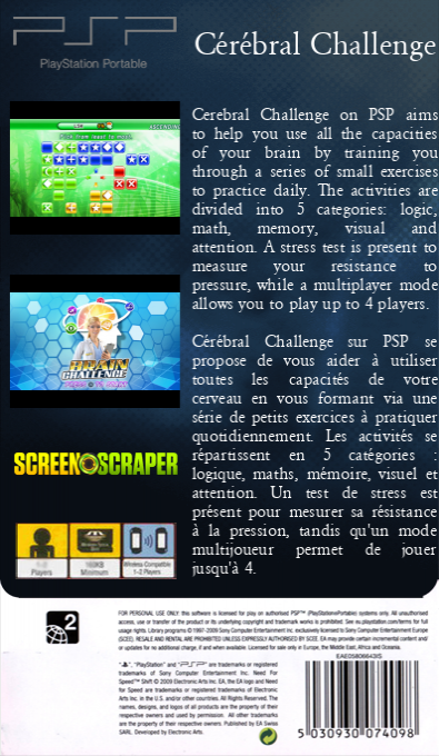 Cérébral Challenge — box-2D-back (SS)