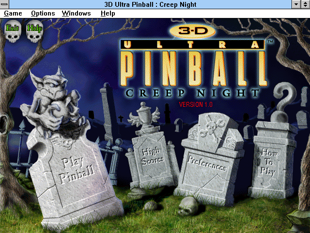 3-D Ultra Pinball: Creep Night — sstitle (WOR)
