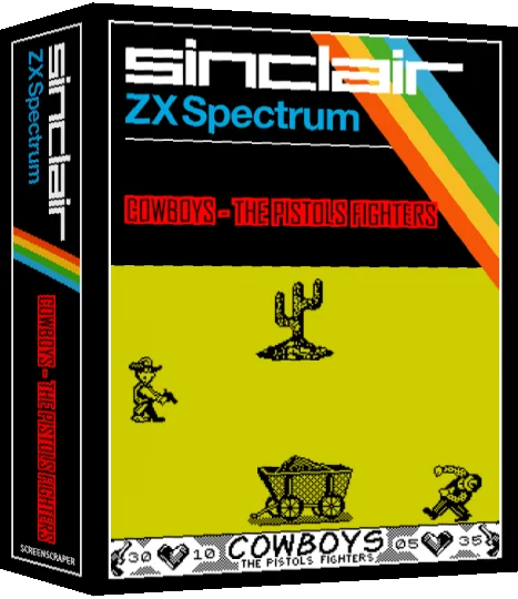 Cowboys - The Pistols Fighters — box-3D (SS)