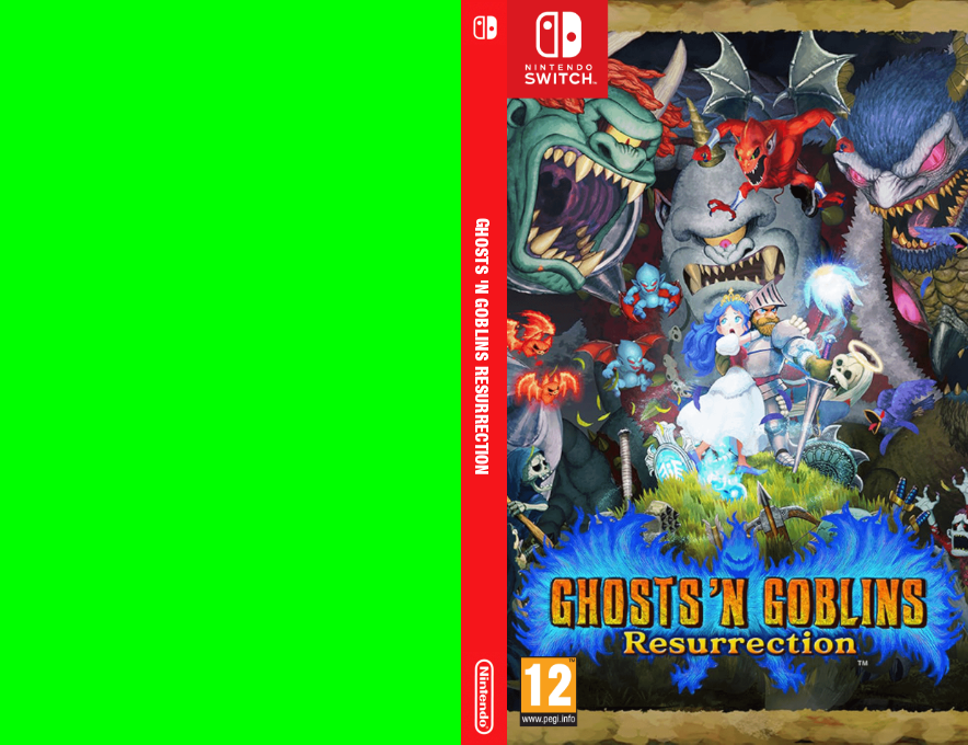 Ghosts n Goblins Resurrection — box-texture (EU)