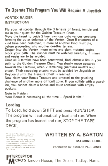 Vortex Raider — box-2D-back (EU)